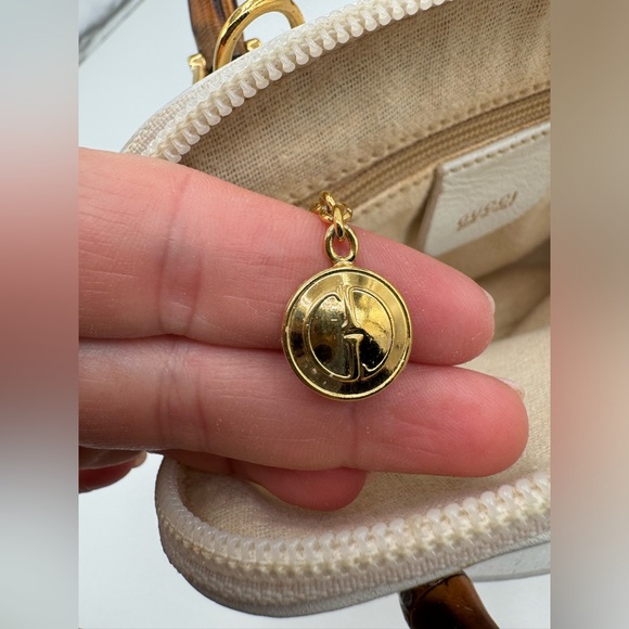 GUCCI Bamboo Mini Leather 2-Way Handbag with Full Inclusion and COA - Picture 13 of 17